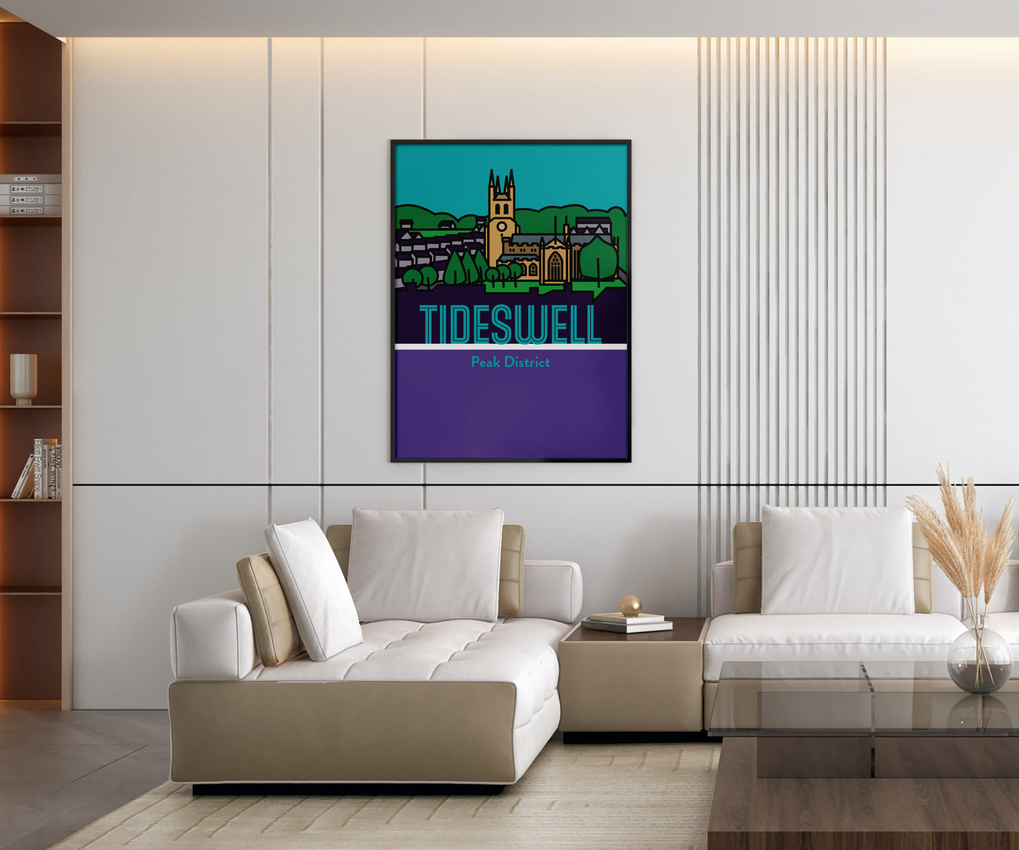 Tideswell Derbyshire Peak District | Travel Wall Art Poster Gift