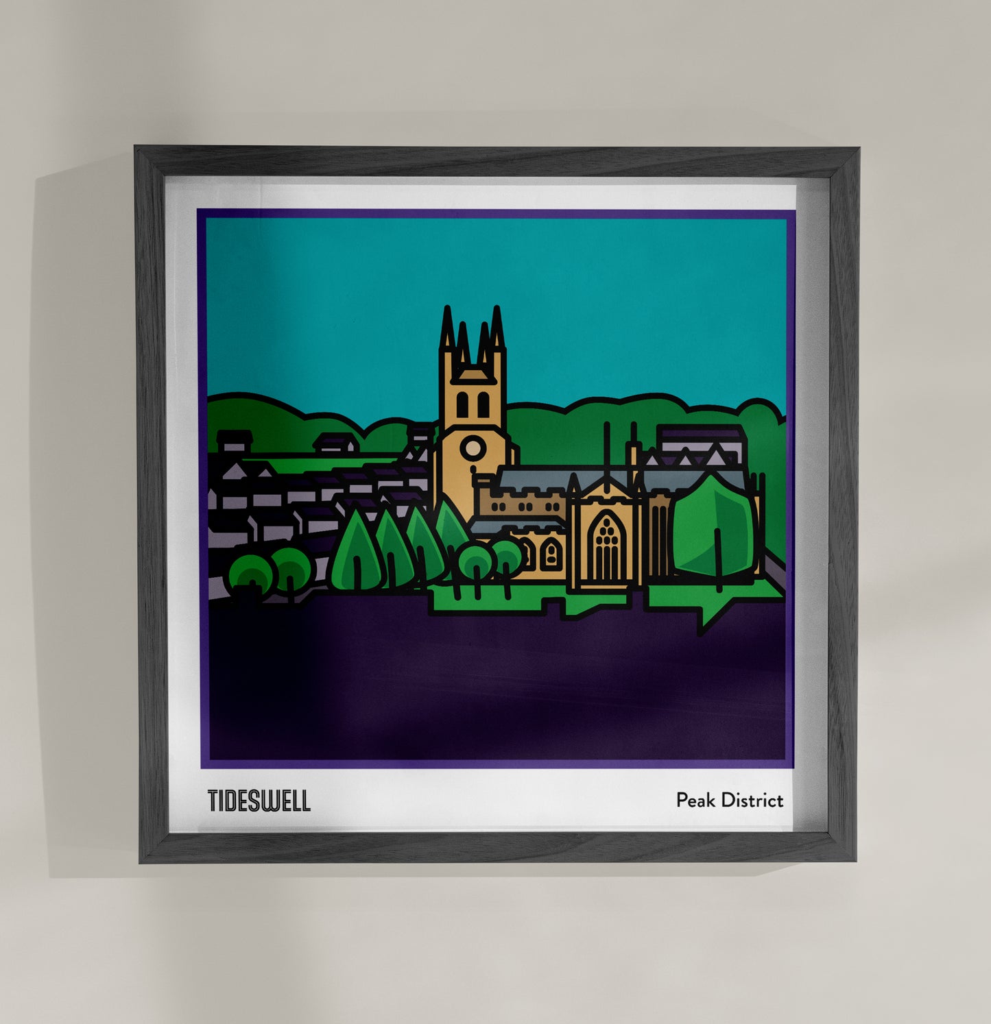 Tideswell Derbyshire Peak District | Travel Wall Art Poster Gift